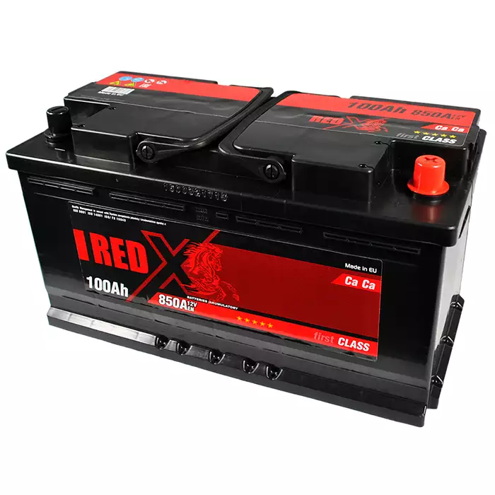 Автомобільний акумулятор RED X 6СТ-100Ah АзЕ 850A 600 80rx