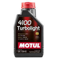Автомобильное моторное масло MOTUL 4100 Turbolight 10W-40 1л 108644