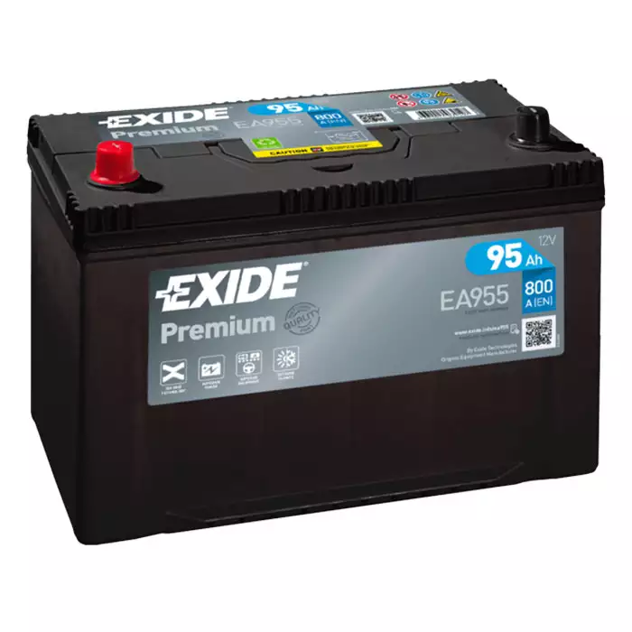 Автомобільний акумулятор EXIDE Premium 6СТ-95Ah Аз ASIA 800A (EN) EA955