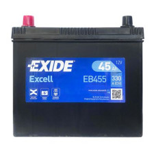 Автомобильный аккумулятор EXIDE Excell 6СТ-45Ah Аз ASIA 330A (EN) EB455