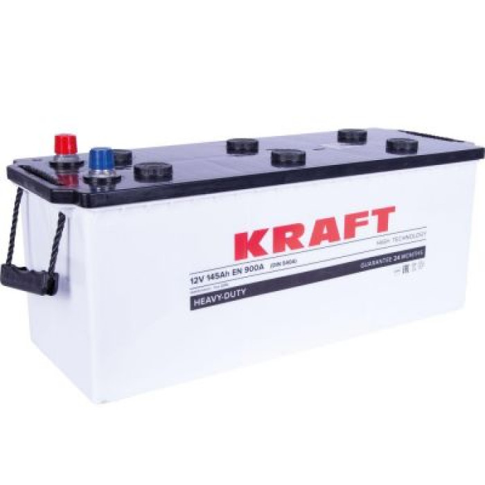 Автомобільний акумулятор KRAFT 6СТ-145Ah Аз 900A (EN)