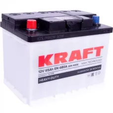 Автомобільний акумулятор KRAFT 6СТ-65Ah Аз 680A (EN)