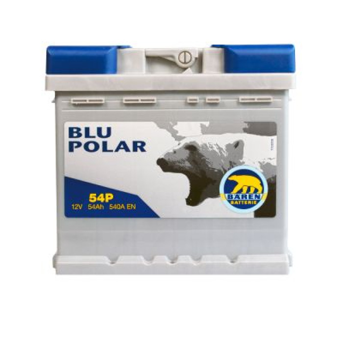 Автомобильный аккумулятор BAREN Blu polar 6СТ-54Аh АзЕ 540А 7905619