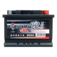 Автомобільний акумулятор BlackMax 6СТ-62Ah АзЕ 580A (EN) B5004
