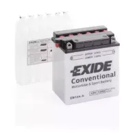 Мото акумулятор EXIDE CONVENTIONAL 6СТ-12Ah Аз 12В 165А (EN) EB12A-A
