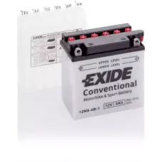 Мото аккумулятор EXIDE CONVENTIONAL 6СТ-9Ah Аз 12В 85А (EN) 12N9-4B-1
