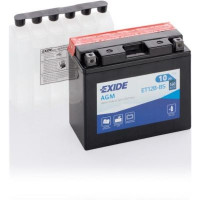 Мото акумулятор EXIDE AGM 6СТ-10Ah АзЕ 12В 160А (EN) ET12B-BS