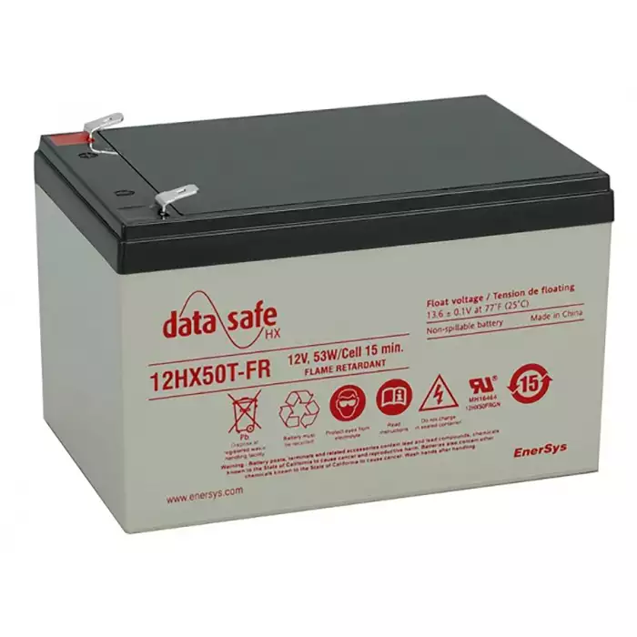 Аккумулятор тяговый DataSafe AGM 13Ah 53Вт 12V под клемму-коннектор 12HX50