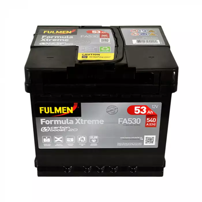 Автомобильный аккумулятор FULMEN Formula Xtreme 6СТ-53Ah АзЕ 540A FA530