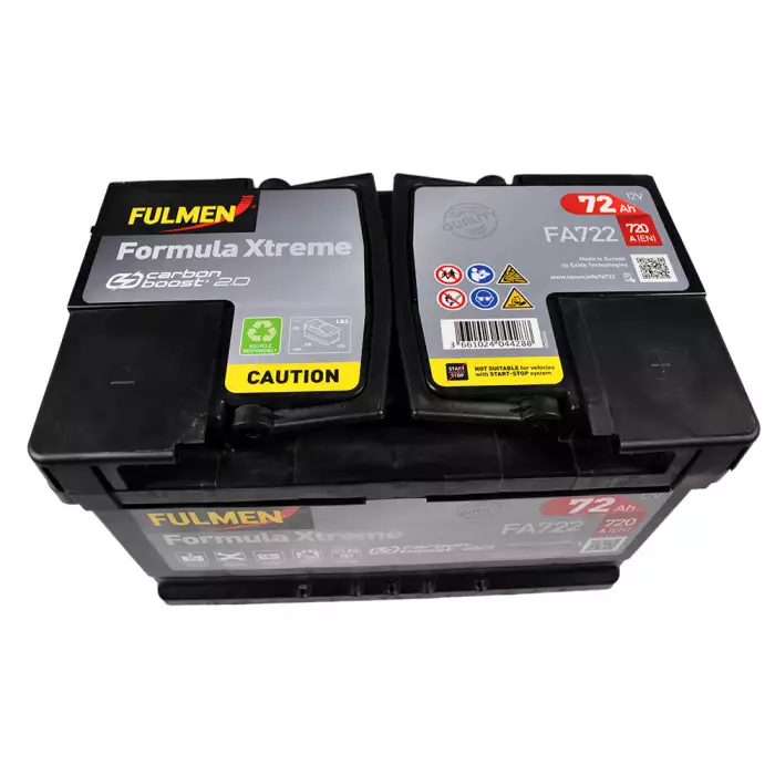 Автомобільний акумулятор FULMEN Formula Xtreme 6СТ-72Ah АзЕ 720A FA722