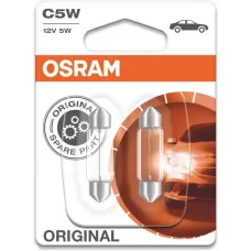 Автолампы Osram 6438-02B (SV8.5-8, 12V, 10W)