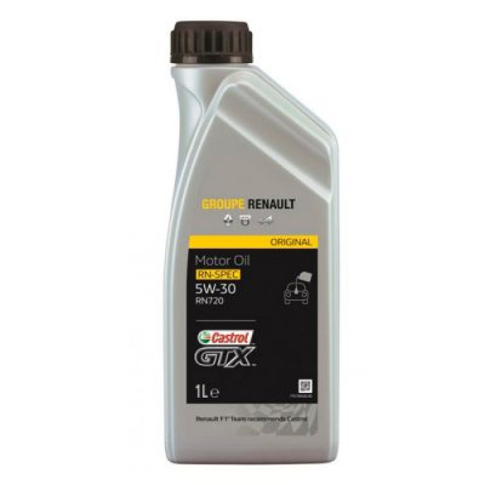 Автомобильное моторное масло Castrol GTX GROUPE RENAULT 5W-30 (RN720) 1л 000069771