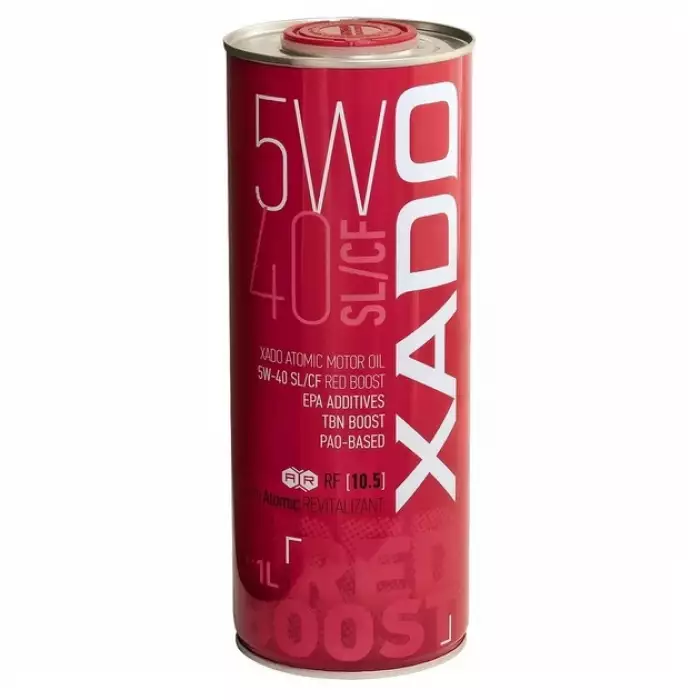 Автомобільна моторна олива XADO Red Boost 5W-40 1л