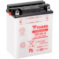 Мото акумулятор Yuasa YuMicron Battery 6СТ-12,6Ah Аз 150А (EN) сухозаряджений YB12A-A