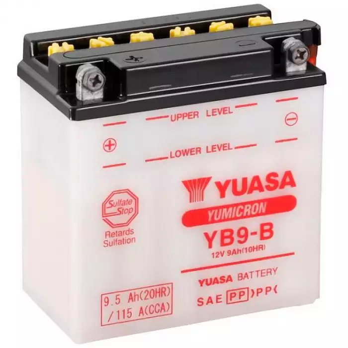 Мото акумулятор Yuasa YuMicron Battery 6СТ-9,5Ah Аз 115А (EN) сухозаряджений YB9-B
