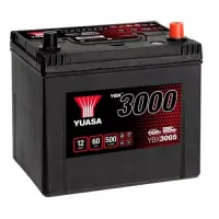 Автомобільний акумулятор YUASA SMF Japan 6СТ-60Ah АзЕ ASIA 500A (EN) YBX3005