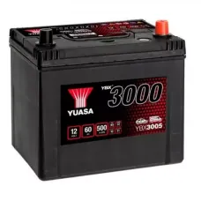 Автомобільний акумулятор YUASA SMF Japan 6СТ-60Ah АзЕ ASIA 500A (EN) YBX3005