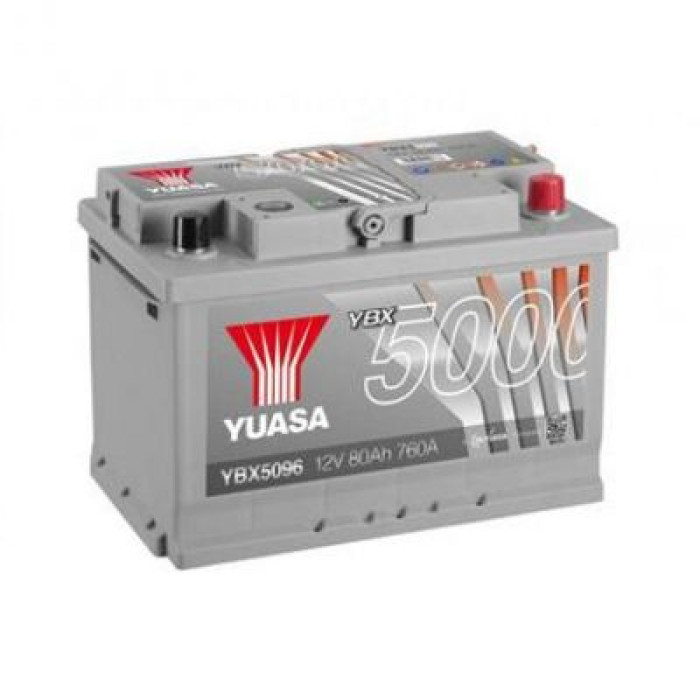 Автомобильный аккумулятор Yuasa Silver High Performance Battery 6СТ-80Ah АзЕ 740А (EN) YBX5096