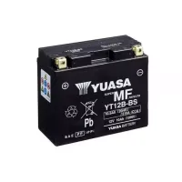 Мото акумулятор Yuasa МОТО MF VRLA Battery 10,5Ah Аз 210А (EN) сухозаряджений YT12B-BS