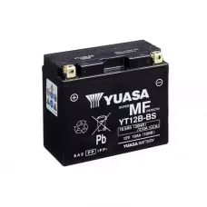 Мото акумулятор Yuasa МОТО MF VRLA Battery 10,5Ah Аз 210А (EN) сухозаряджений YT12B-BS