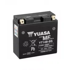 Мото акумулятор Yuasa MF VRLA Battery 6СТ-12.6Ah Аз 210А (EN) сухозаряжений YT14B-BS