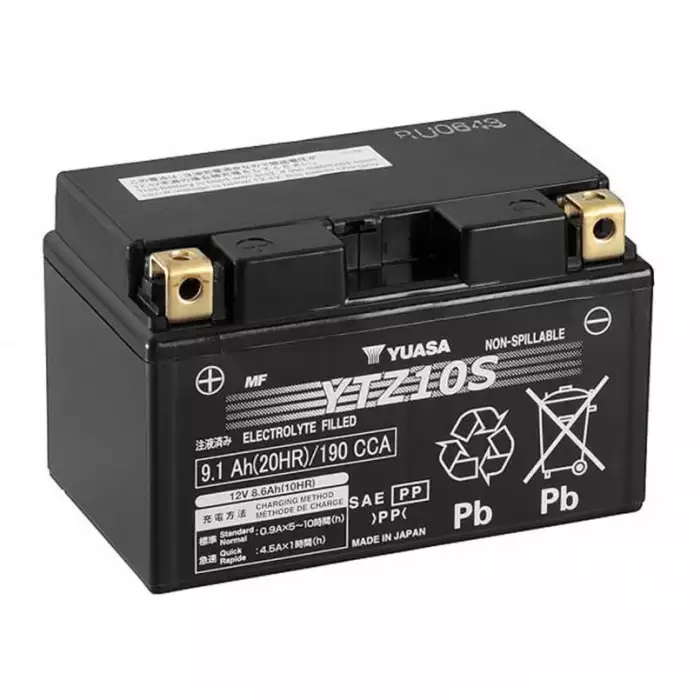 Мото акумулятор Yuasa High Performance MF VRLA Battery GEL 6СТ-9Ah Аз 190А (EN) YTZ10S