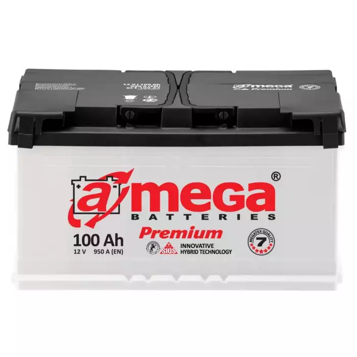 Автомобильный аккумулятор A-Mega Premium 6СТ-100Ah Аз 950A (EN)