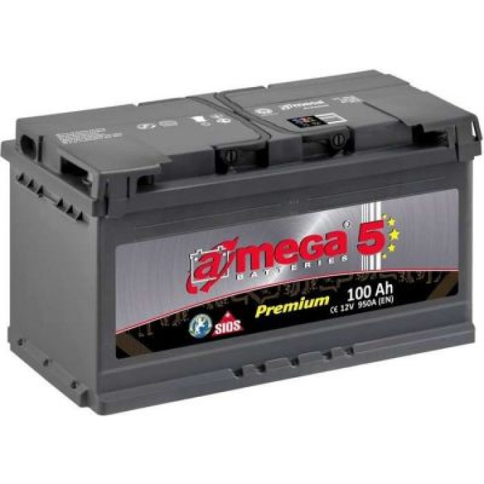 Автомобільний акумулятор A-Mega Premium 6СТ-100Ah АзЕ 950A (EN)