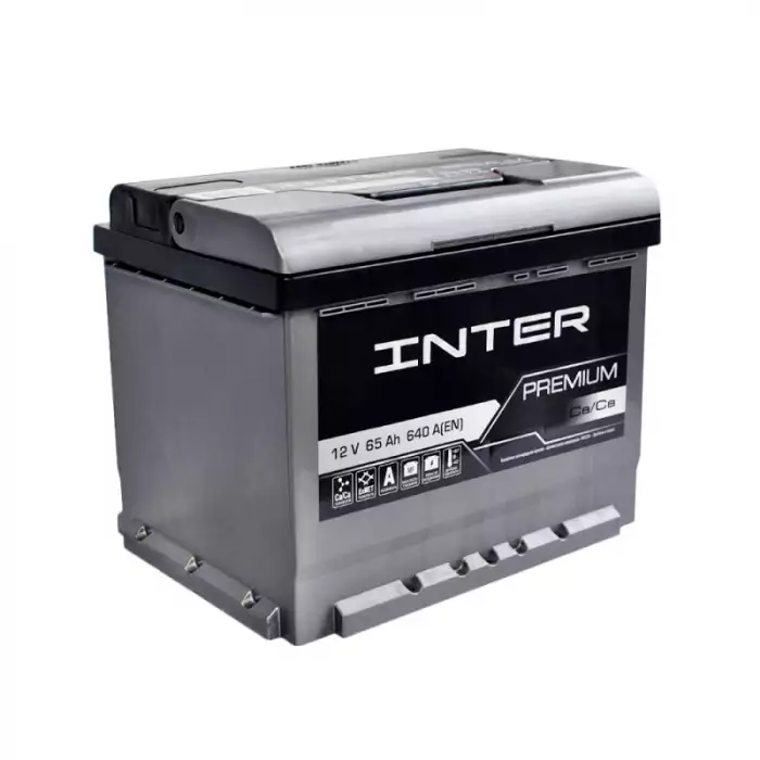 Автомобільний акумулятор INTER Premium 6СТ-65Ah АзЕ 640A (EN)