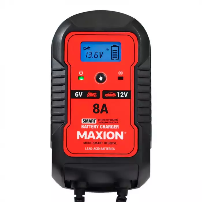 Зарядний пристрій для АКБ MAXION MXCT SMART HFU8DVL 6/12V 4/8A