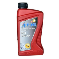 Автомобильное моторное масло Alpine PSA C2 5W-30 1л