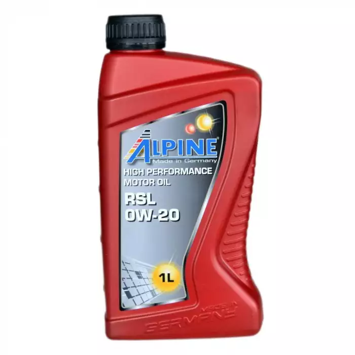 Автомобільна моторна олива Alpine RSL 0W-20 1л