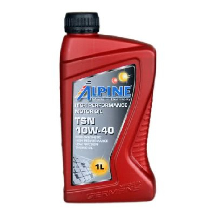 Автомобильное моторное масло Alpine TSN 10W-40 1л
