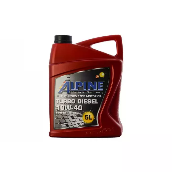 Автомобільна моторна олива Alpine 10W-40 Turbo Diesel 5л