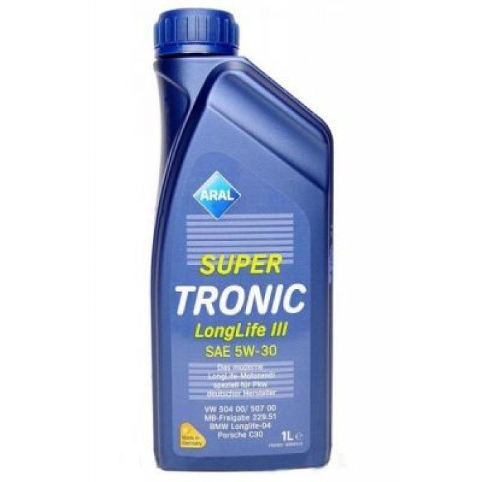 Автомобильное моторное масло Aral Super Tronic Longlife III 5W-30 1л