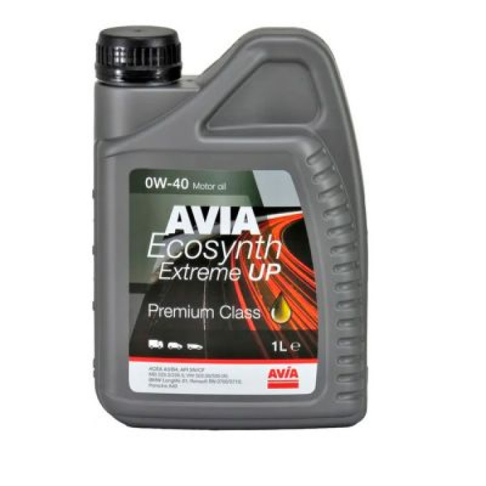 Автомобильное моторное масло AVIA ECOSYNTH Extreme 0W40 UP 1л avia0013