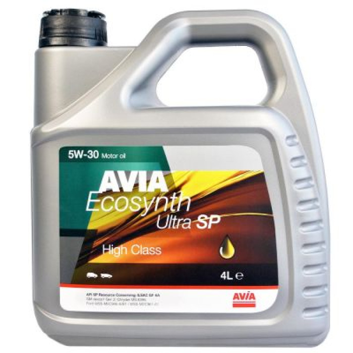 Автомобильное моторное масло AVIA ECOSYNTH Ultra 5W30 SP 4л avia0016112