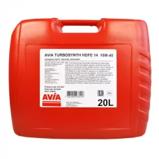 Автомобільна моторна олива AVIA TURBOSYNTH HDFE 14 10W40 20л avia0064