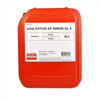 Олива трансмісійна AVIA Hypoid EP 80W-90 GL-5 20л avia0091