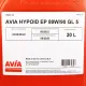 Олива трансмісійна AVIA Hypoid EP 80W-90 GL-5 20л avia0091