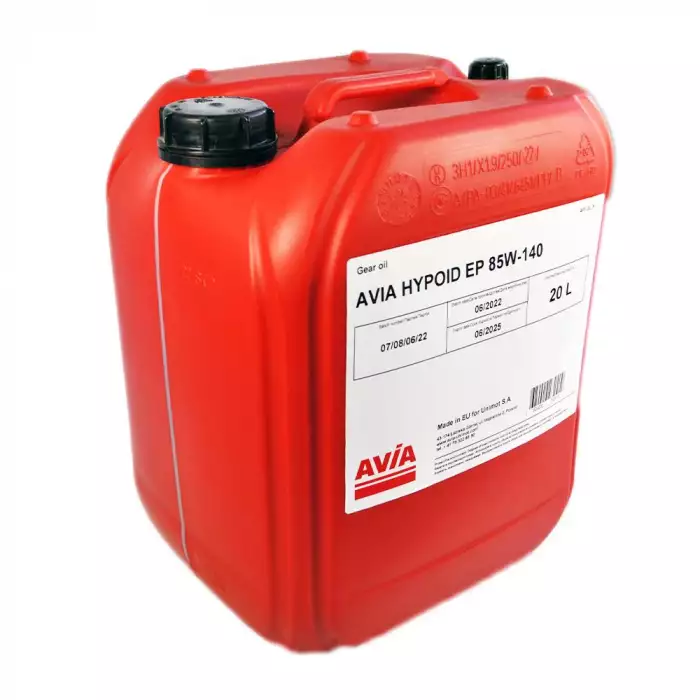 Олива трансмісійна AVIA Hypoid EP 85W-140 20л avia0093