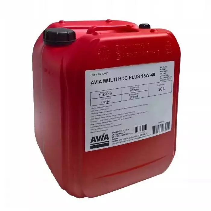 Автомобильное моторное масло AVIA Multi HDC Plus 15W-40 20л