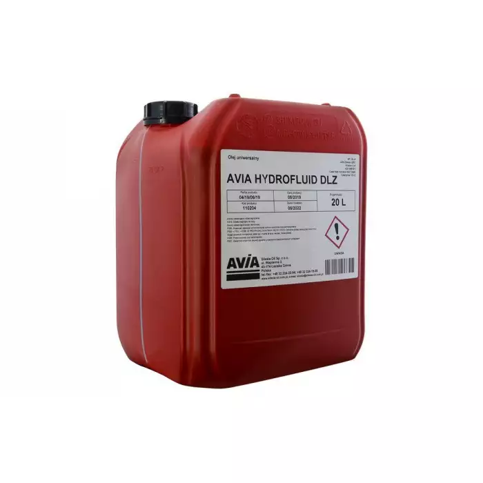 Масло трансмиссионное AVIA UTTO Hydrofluid DLZ 80W GL-4 20л