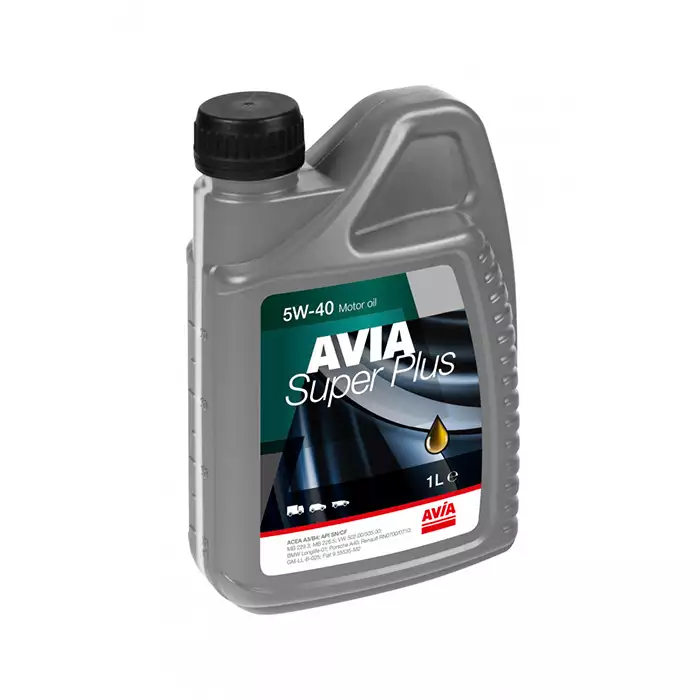 Автомобильное моторное масло AVIA SUPER PLUS 5W-40 1л avia0046