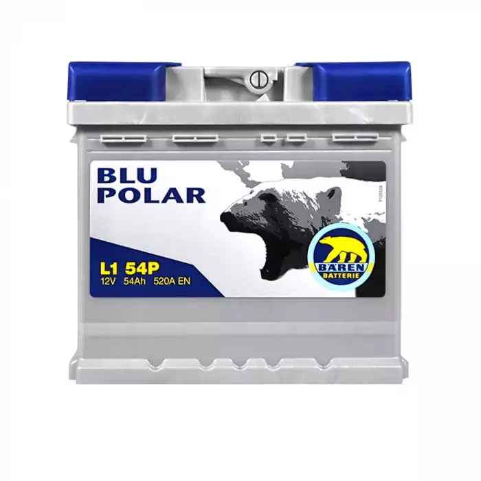 Автомобільний акумулятор BAREN Blu polar (L1) 54Аh 520А R+