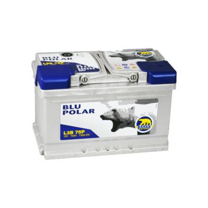 Автомобільний акумулятор BAREN Blu polar (LB3) 75Аh 730А R+ (h=175)
