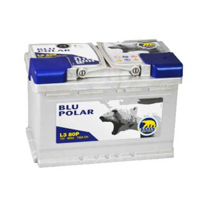 Автомобільний акумулятор BAREN Blu polar 80Аh 730А R+