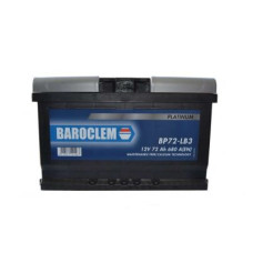 Автомобільний акумулятор Baroclem Platinum 6СТ-72Ah АзЕ 680A (EN) 572409068BA