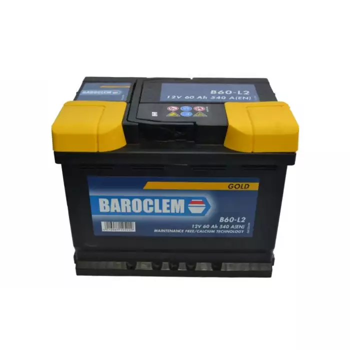 Автомобільний акумулятор Baroclem Gold 6СТ-60Ah Аз 540A (EN) 560127054BA