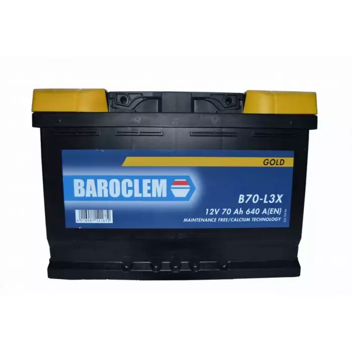 Автомобільний акумулятор Baroclem Gold 6СТ-70Ah АзЕ 640A (EN) 570144064BA